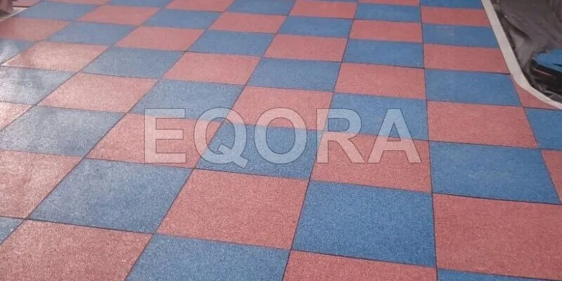 Резиновое покрытие из крошки для автосервисов в Долгопрудном